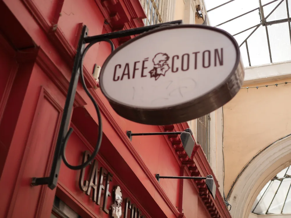 Enseigne Café Coton